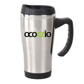 16 Oz. Stainless Steel Travel Mug with S/S Liner
